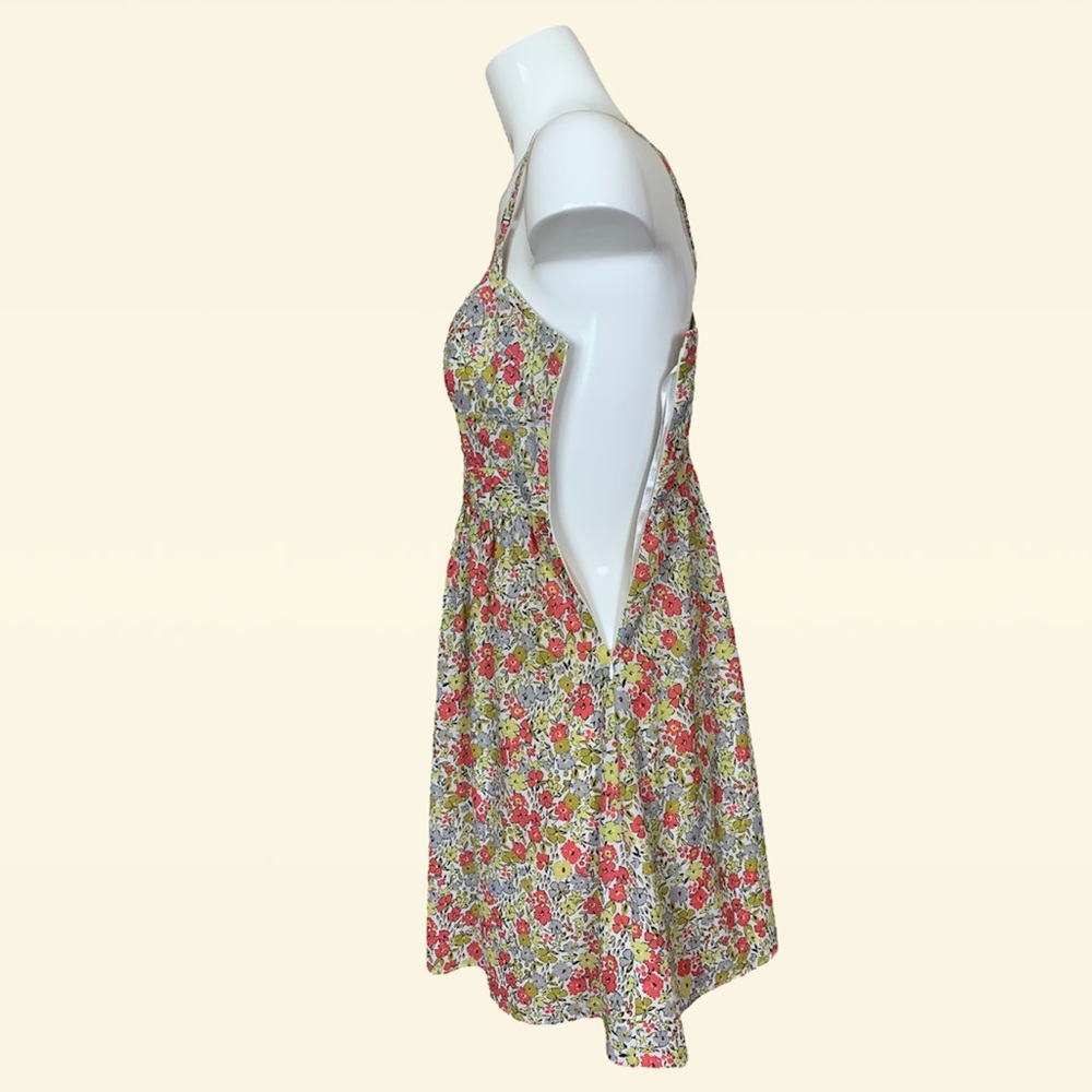 Fossil Floral Print Strappy Fit and Flare Sweetheart Neckline Dress Small - Picture 8 of 13
